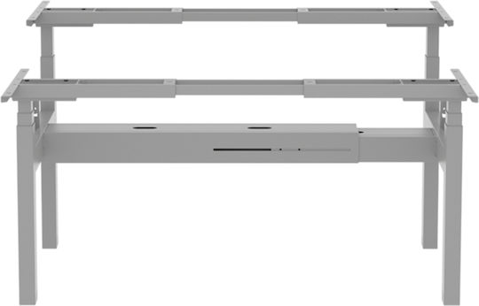 ErgoAction Action Desk Duo Klappbar Tischständer aus Metall Gray 180x60x62.5cm