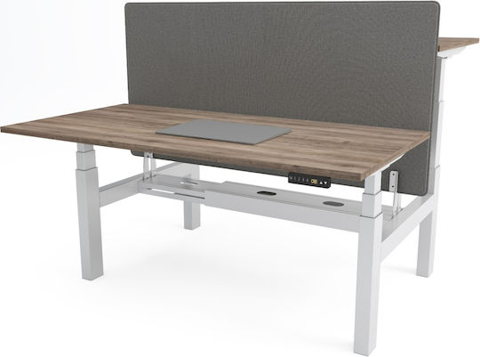 ErgoAction Action Desk Duo Klappbar Tischständer aus Metall Gray 180x60x62.5cm