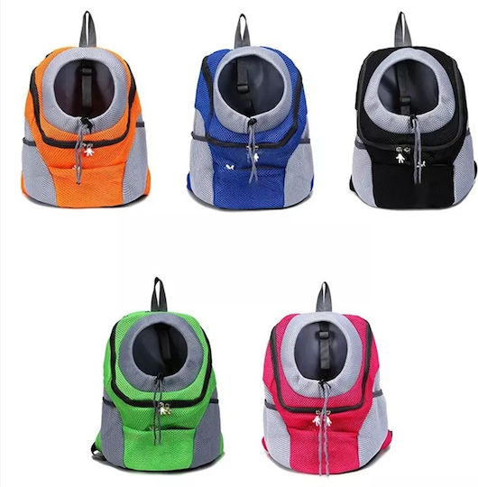 Dog/Cat Carrying Orange Backpack for 10kg Pets L41xW25xH53cm