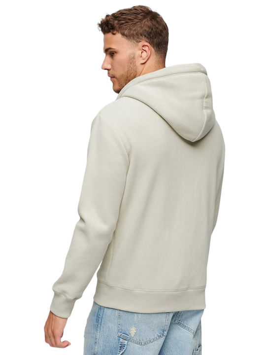 Superdry M D2 Ovin Herren Sweatshirt Jacke mit Kapuze Beige