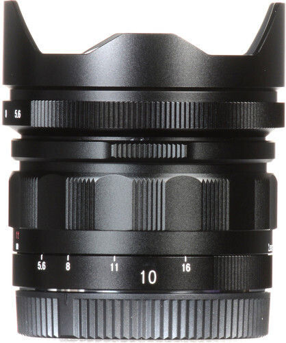 Voigtlander Full Frame Camera Lens Heliar-Hyper Wide 10mm f/5.6 Aspherical Fixed for Leica M Mount Black