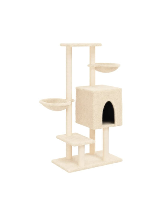 vidaXL Cat Scratching Post Cat Trees Beige