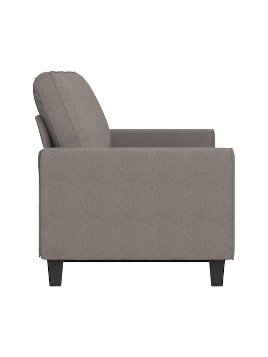 Dreisitzer Sofa Taupe 214x77x80cm