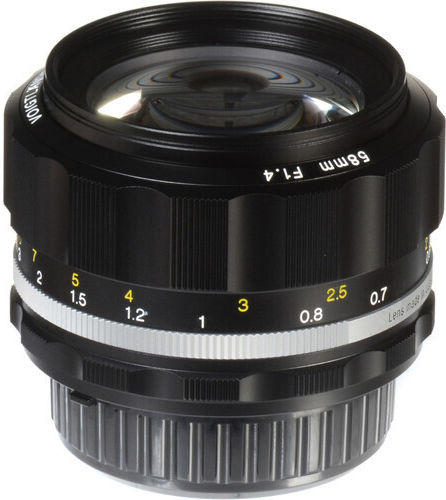 Voigtlander Full Frame Camera Lens Nokton 58mm f/1.4 SL II S Fixed for Nikon F Mount Black
