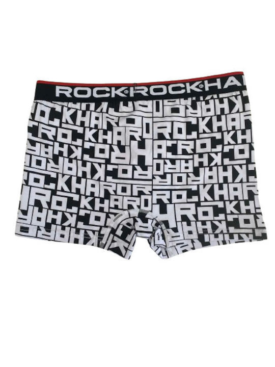 Kal-tsa Herren Boxershorts Black and white mit Mustern 1Packung