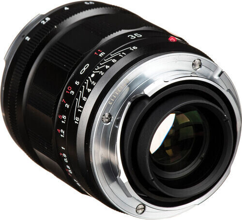Voigtlander Пълен кадър Фотообектив APO-LANTHAR 35mm f/2.0 Широк ъгъл за Лайка М Монтаж Черен