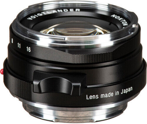 Voigtlander Φωτογραφικός Φακός Nokton Classic 35mm f/1.4 II SC Wide Angle για Leica M Mount Μαύρος