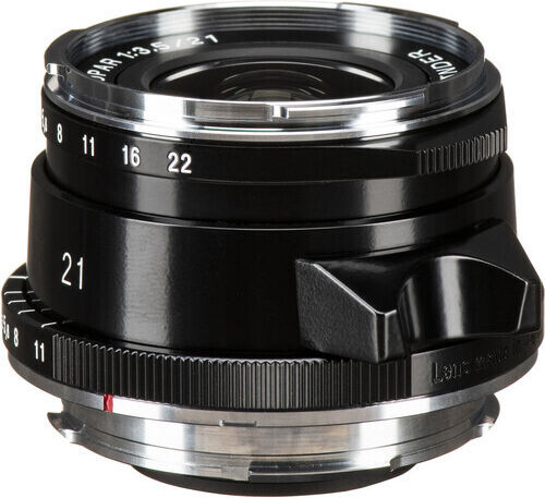 Voigtlander Full Frame Camera Lens Color-Skopar 21mm f/3.5 Aspherical Wide Angle for Leica M Mount Black