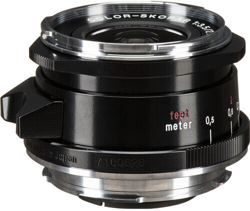Voigtlander Пълен кадър Фотообектив Color-Skopar 21mm f/3.5 Aspherical Широк ъгъл за Лайка М Монтаж Черен