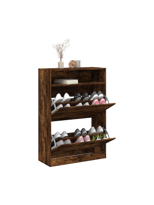Holz Schuhschrank 80x34x116cm
