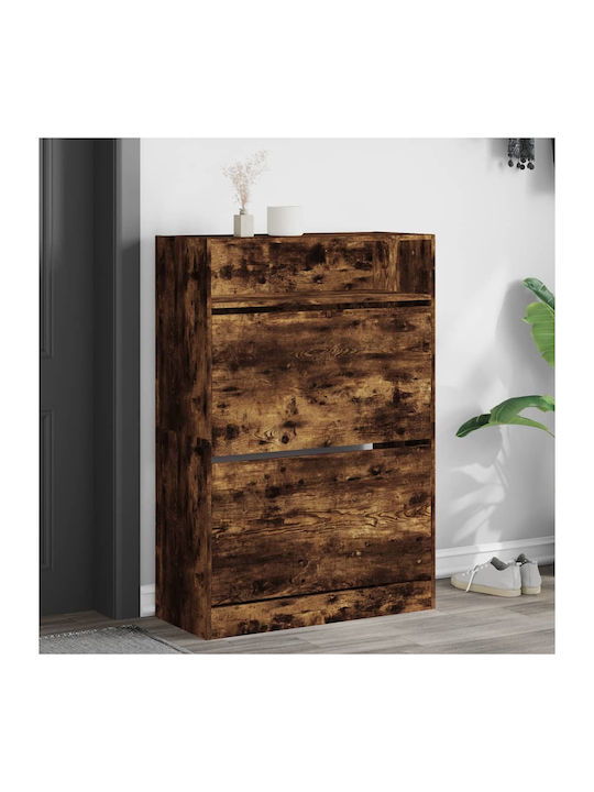 Holz Schuhschrank 80x34x116cm