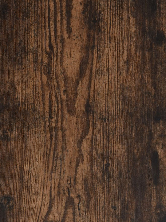 Console Table Wood & Metal Smoky Oak L100xW30xH80cm