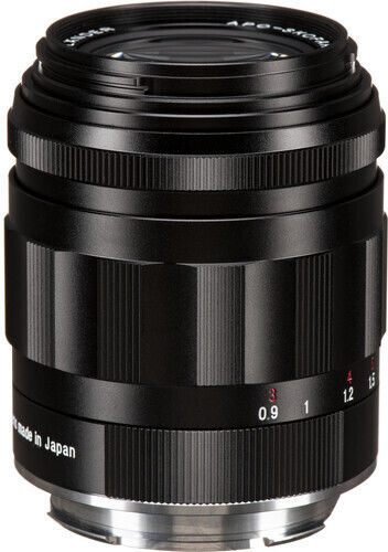 Voigtlander Full Frame Camera Lens Apo-Skopar 90mm f/2.8 Telephoto for Leica M Mount Black