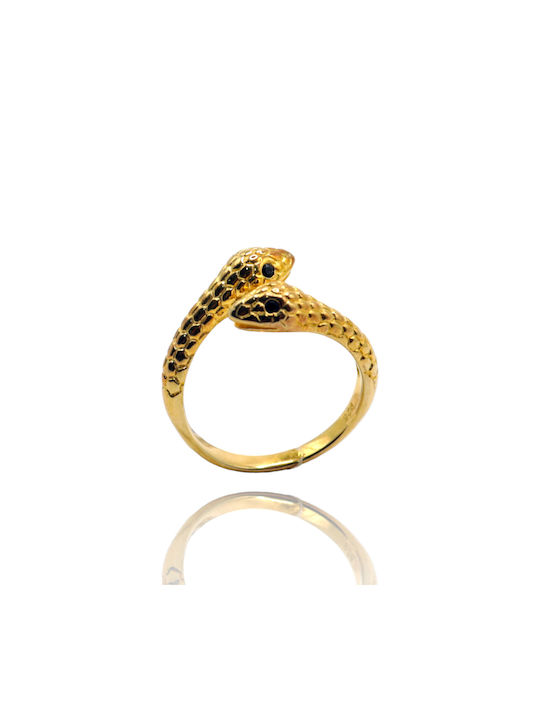 Women's Ring from Silver Gold Plated