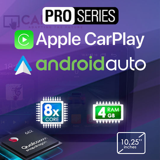 Carmedia Sistem Audio Auto pentru BMW X5 (F15) 2014-2017 (Bluetooth/USB/WiFi/GPS/Apple-Carplay/Android-Auto) cu Ecran Tactil 10.25"
