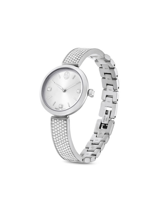 Swarovski Watch with Silver Metal Bracelet