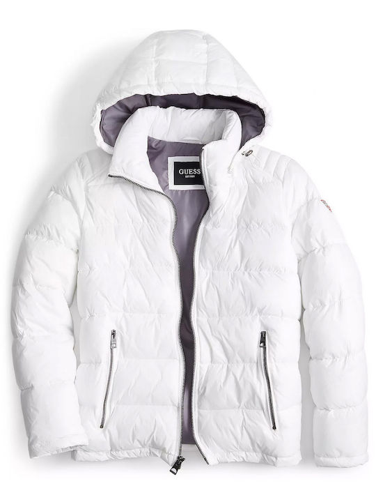 Guess Men's Winter Jacket White