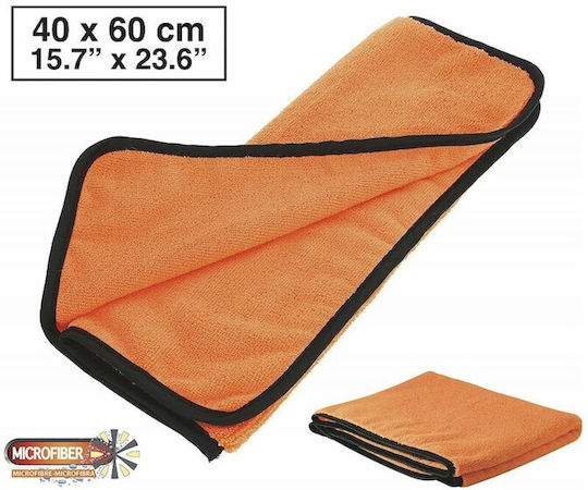 Mr Kleen Lavetă Microfibră Uscare pentru Corp Auto Portocaliu 60x40cm