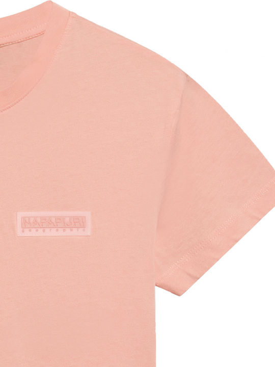 Napapijri Damen T-shirt Salmon