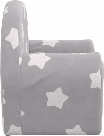 Kids Armchair Grey 57x34x45cm