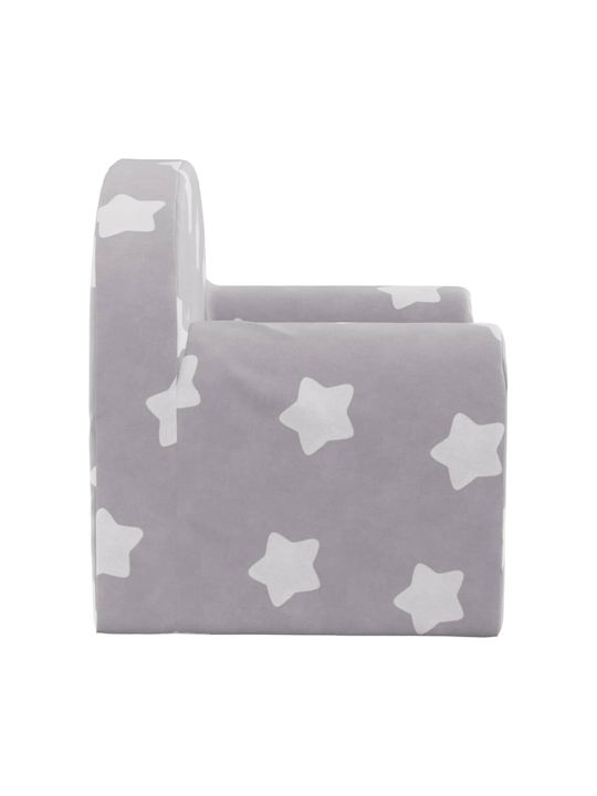 Kids Sofa Grey 52x34x40cm