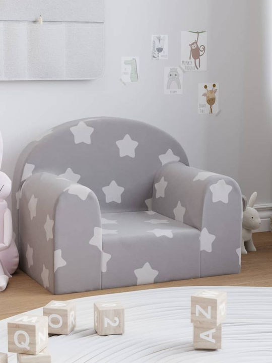 Kids Sofa Grey 52x34x40cm