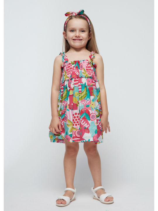 Mayoral Kids Dress Fuchsia