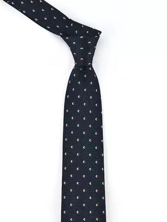 Monte Napoleone Men's Tie Monochrome in Blue Color