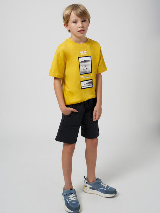 Kinder-Set mit Shorts Sommer 2Stück Yellow Waves