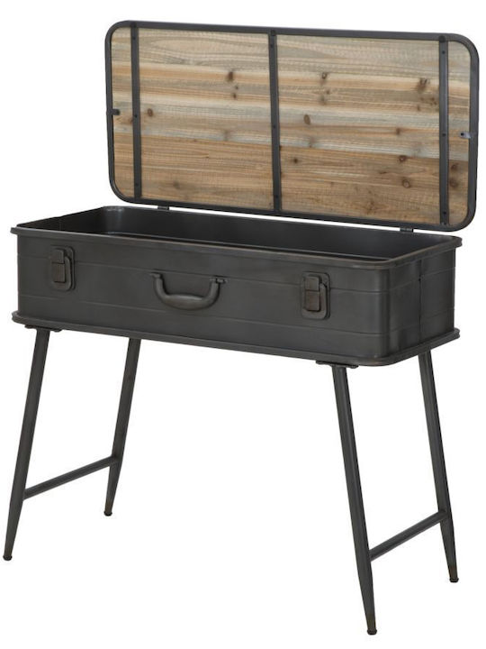 Metal Console Table Gray L80xW35xH67.5cm