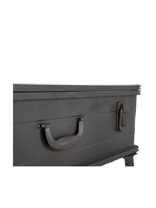 Metal Console Table Gray L80xW35xH67.5cm