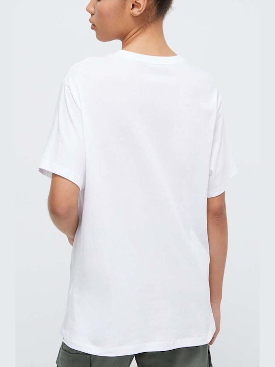 DKNY Logo Femeie Tricou White