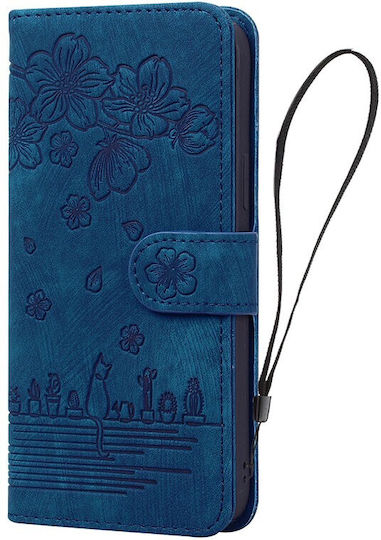 Cherry Wallet Μπλε (Samsung Galaxy A15 4G / 5G)