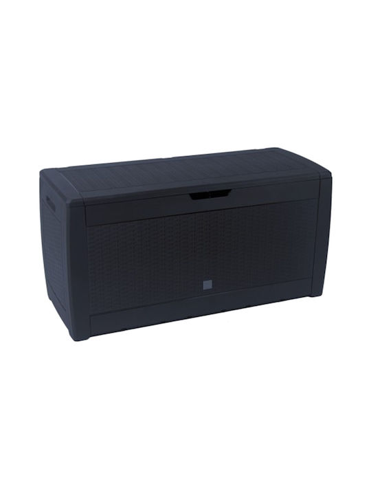 Outdoor Storage Box Rato Anthracite 310lt Gray L119xW48xH60cm Outdoor Storage Box Rato Anthracite 310lt Gray L119xW48xH60cm