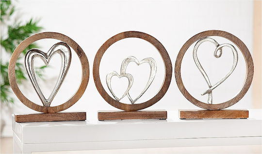 ArteLibre Decorative Heart made of Aluminum 5x20.5x26cm 1pcs