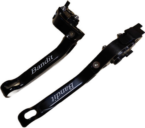 Suzuki Set Manete Frână/Ambreiaj Motocicletă Manete de motocicletă Manete de motocicletă ajustabile pentru Suzuki Bandit 650 Negre 25025671