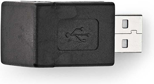 Nedis USB-A Male To USB-A Female Converter 1 Piece CCGB60940BK