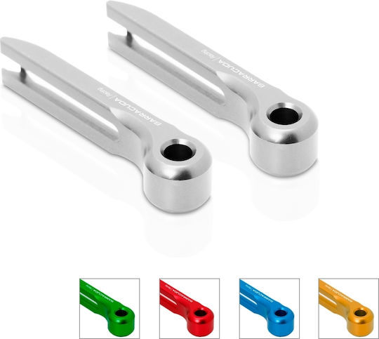 Barracuda für Keeway Einfach Silber N1027/A