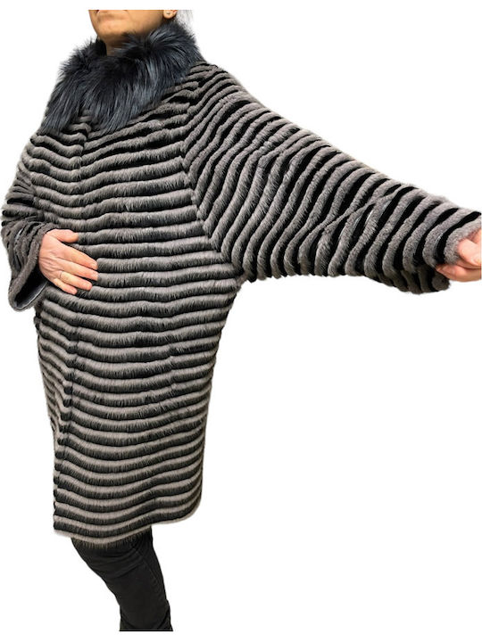 Frauen Pelz Gray