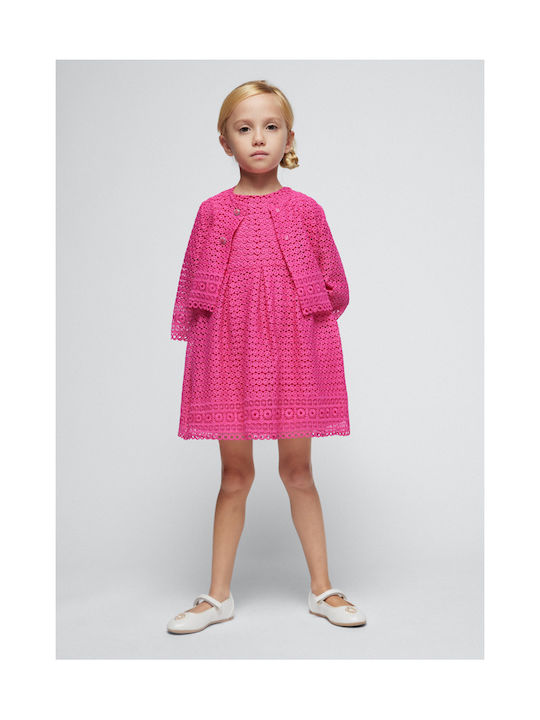 Mayoral Kids Blazer Fuchsia