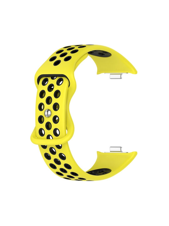 Dual Color Perforated Armband Silikon Gelb (Redmi Watch 4 / Redmi Watch 5)