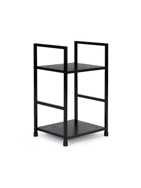 Nachttisch Schwarz 29x23.5x48.5cm