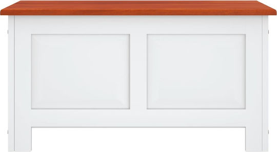vidaXL Wooden Decorative Trunk Brown 90x45x47cm