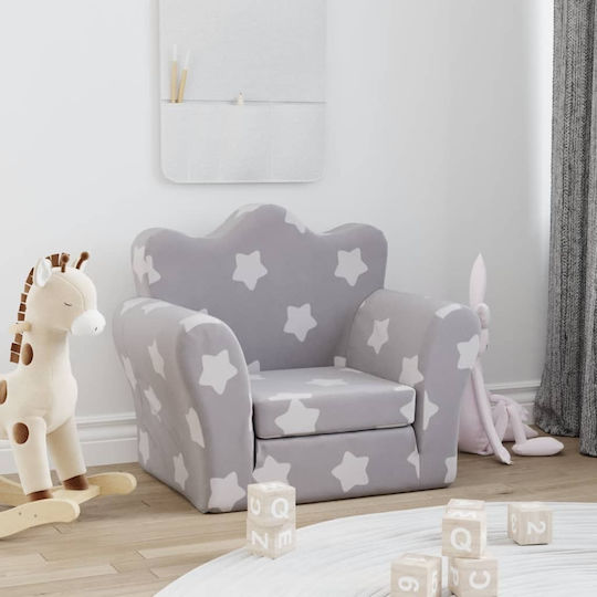 Kinderstuhl Grau 54x34x45cm