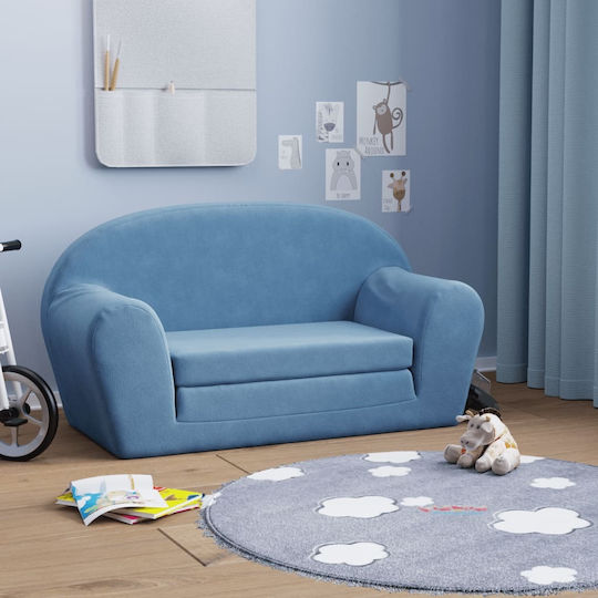 Kids Sofa Blue 84x34x45cm