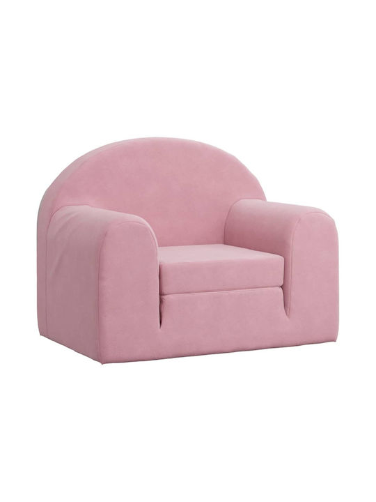 Armchair with Armrests Pink 52x34x40cm