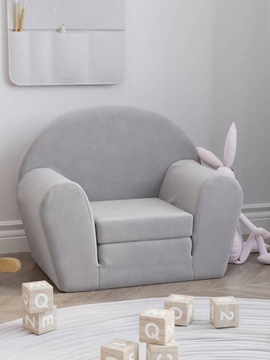 Armchair with Armrests Gray 57x34x45cm