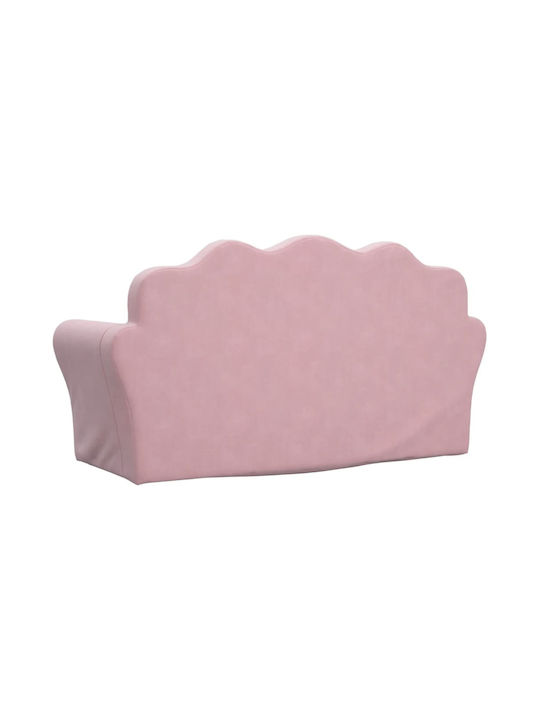 Sofa mit Armlehnen Rosa 94x34x48cm 1Stück