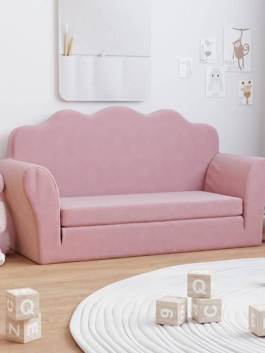 Sofa mit Armlehnen Rosa 94x34x48cm 1Stück