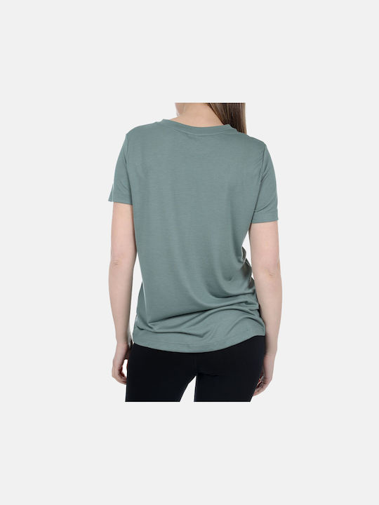 Nike Sportswear Essential Women's Athletic Blouse Short Sleeve Green